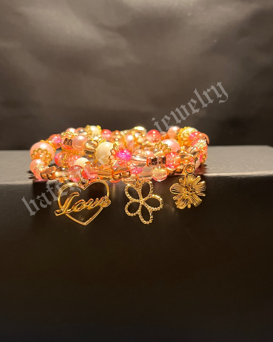 Flower Girl Bracelet Stack