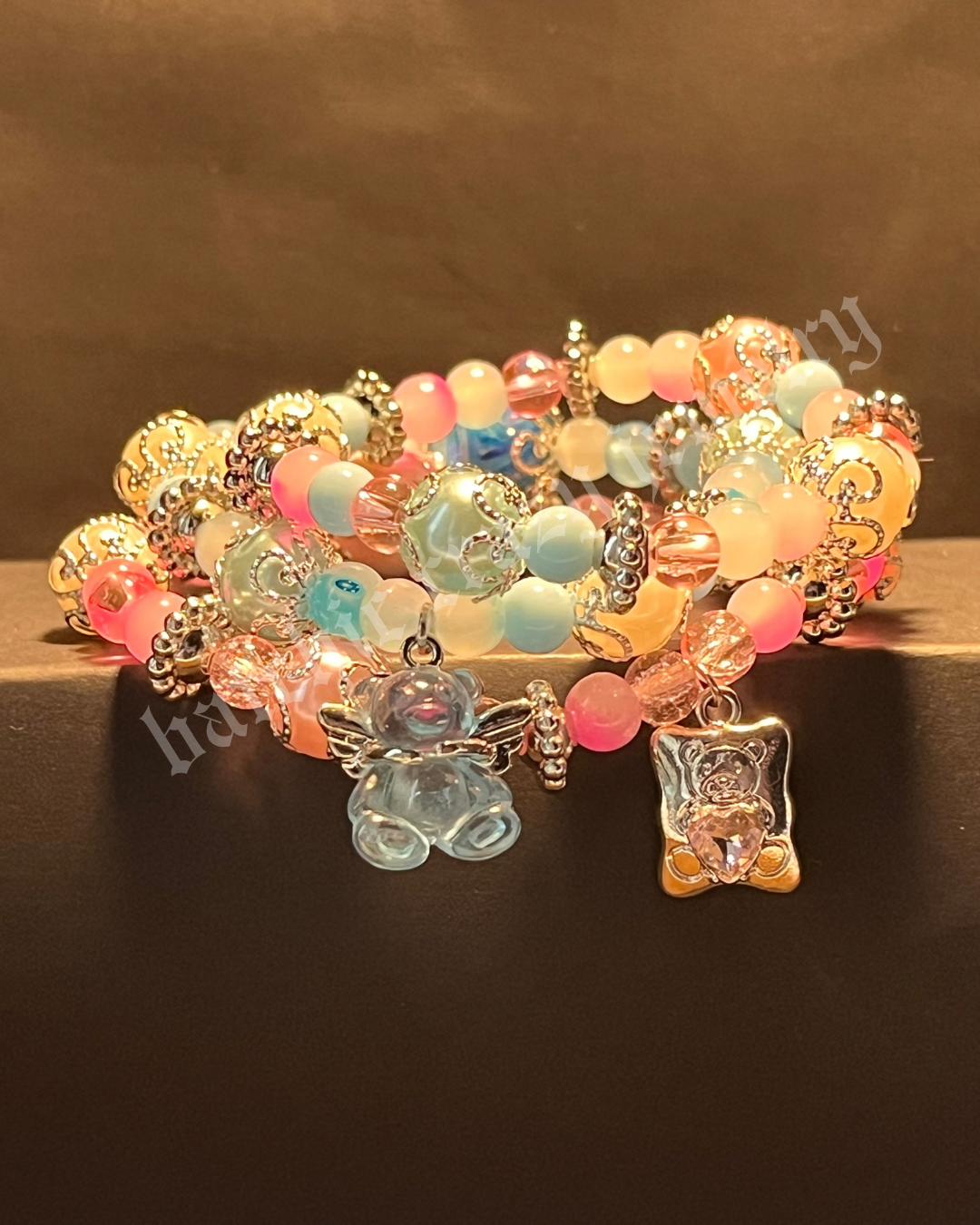 Cotton Candy Bracelet Stack